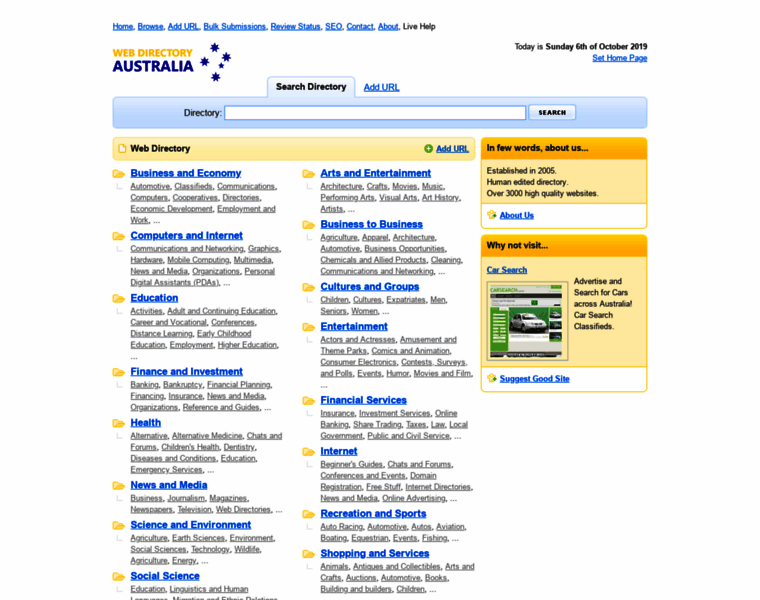 Web-directory-australia.info thumbnail