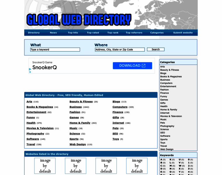 Web-directory-global.com thumbnail