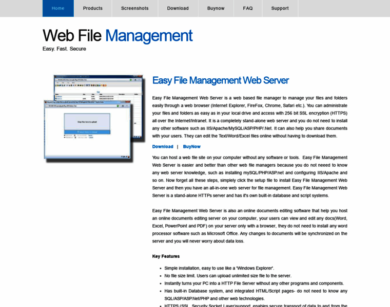 Web-file-management.com thumbnail