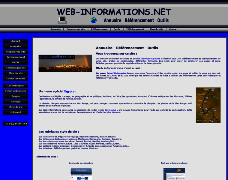 Web-informations.net thumbnail
