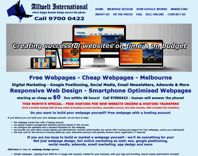 Web-page-design-melbourne.com.au thumbnail