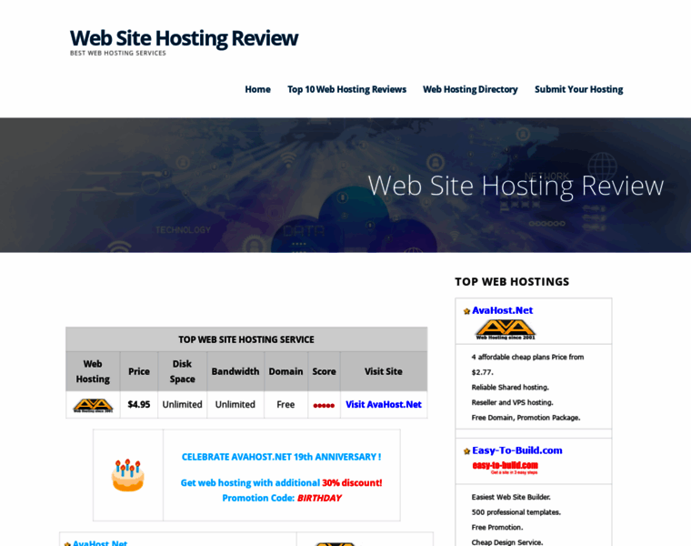 Web-page-hosting-review.com thumbnail