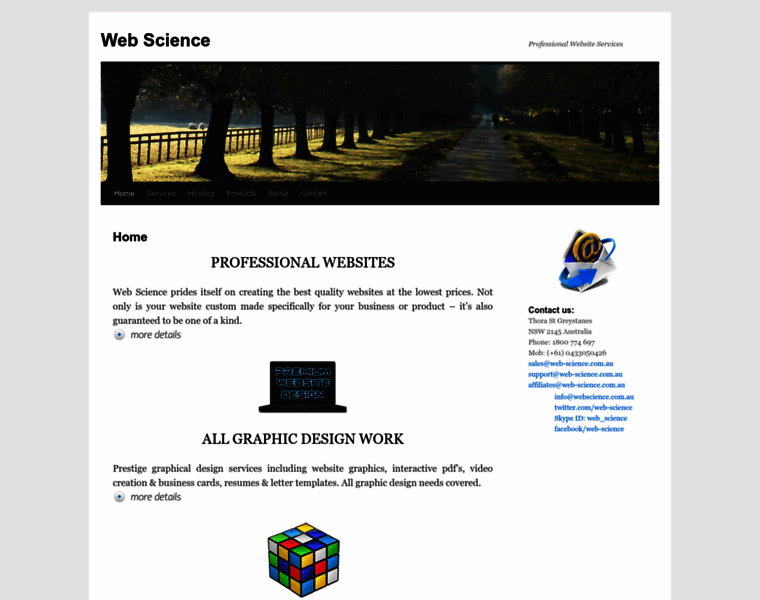 Web-science.com.au thumbnail
