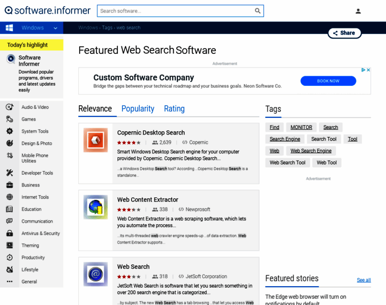 Web-search.software.informer.com thumbnail