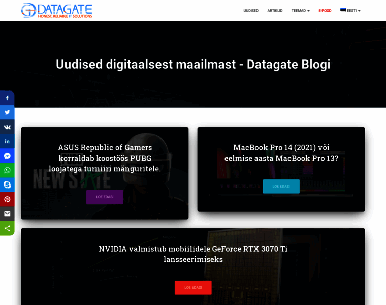 Web.datagate.ee thumbnail