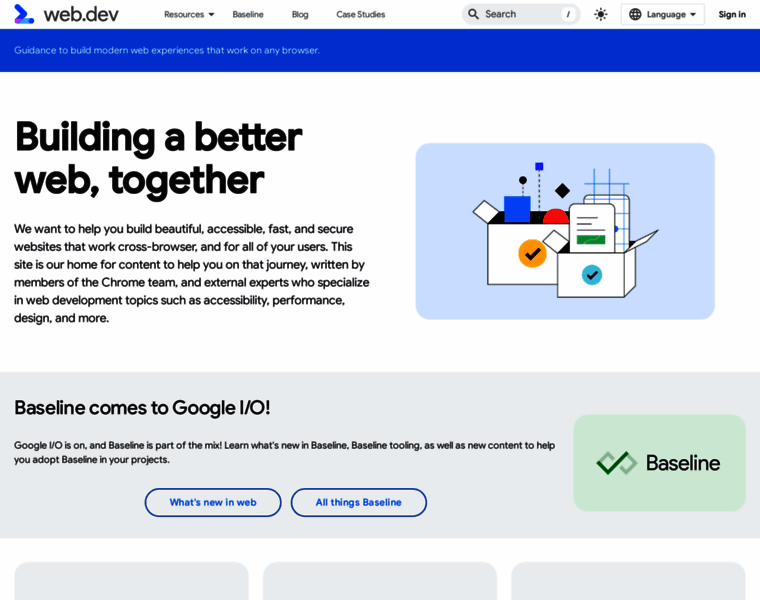 Web.dev thumbnail