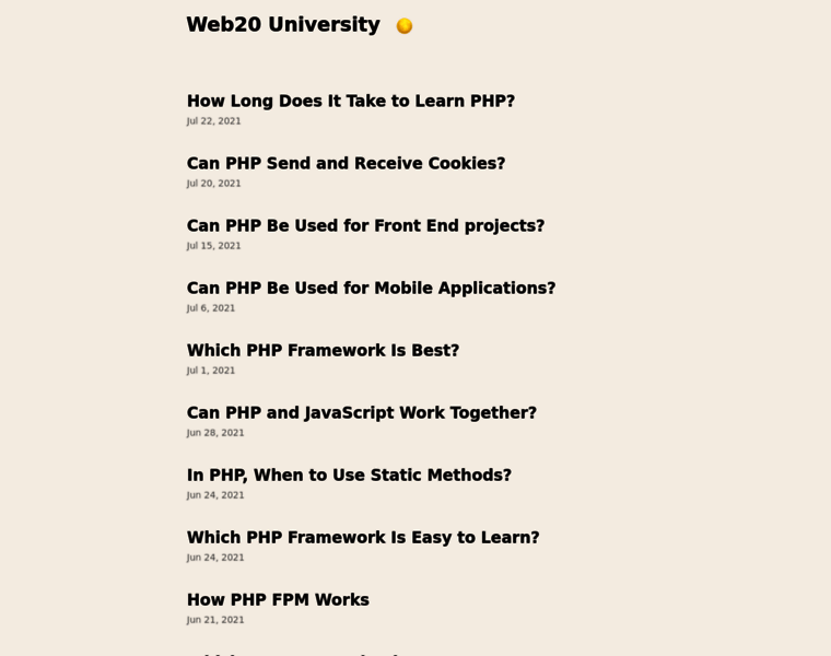 Web20university.com thumbnail