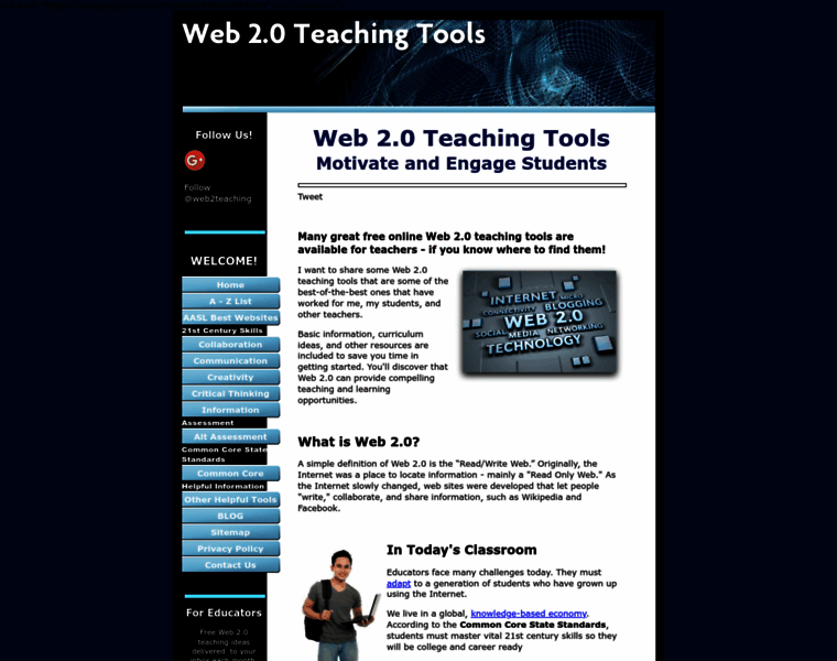Web2teachingtools.com thumbnail