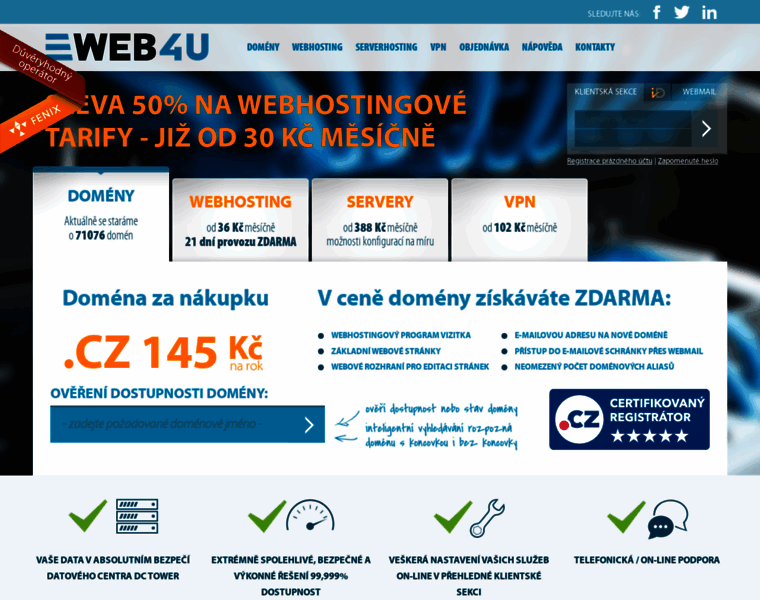 Web4u.cz thumbnail