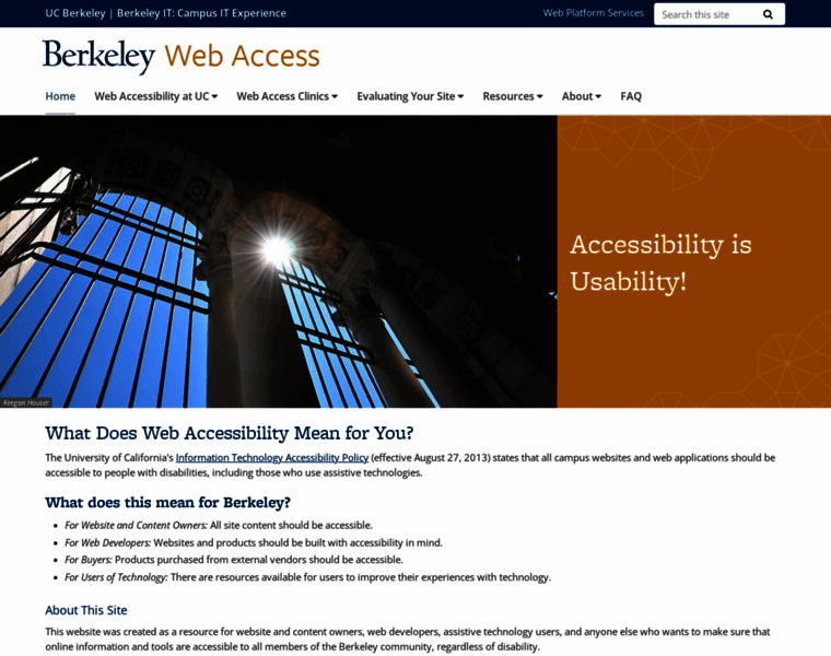 Webaccess.berkeley.edu thumbnail