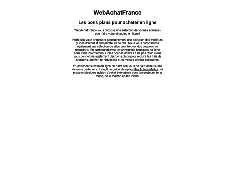 Webachatfrance.fr thumbnail