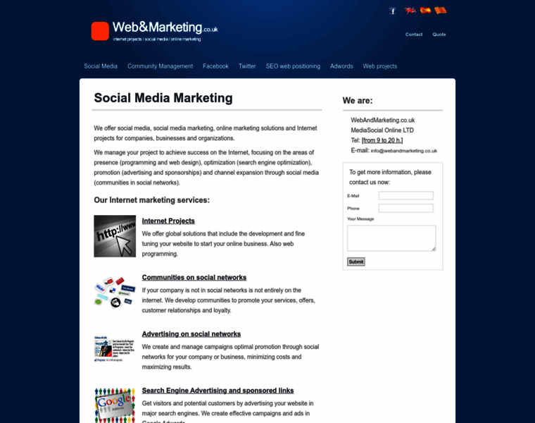 Webandmarketing.co.uk thumbnail