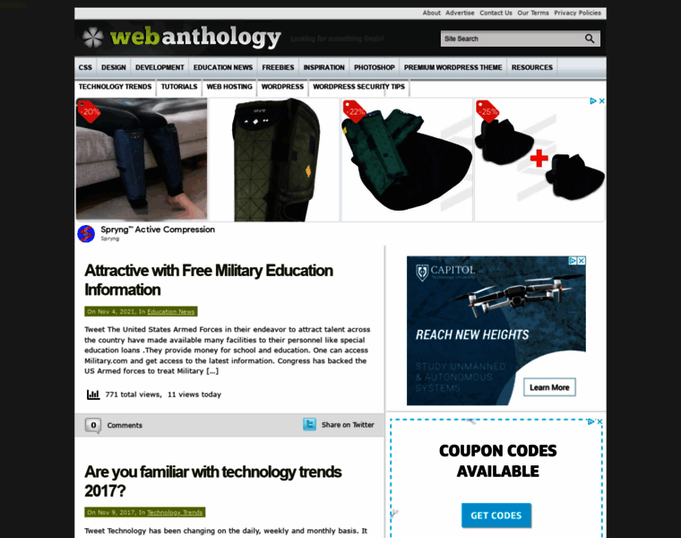 Webanthology.net thumbnail