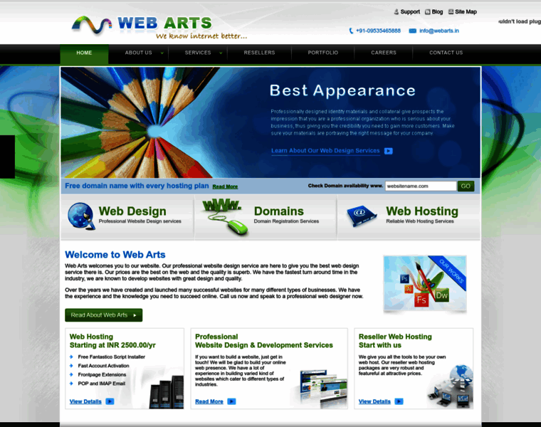 Webarts.in thumbnail