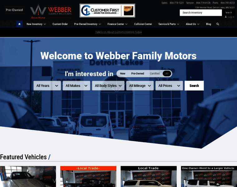 Webberfamilymotors.com thumbnail