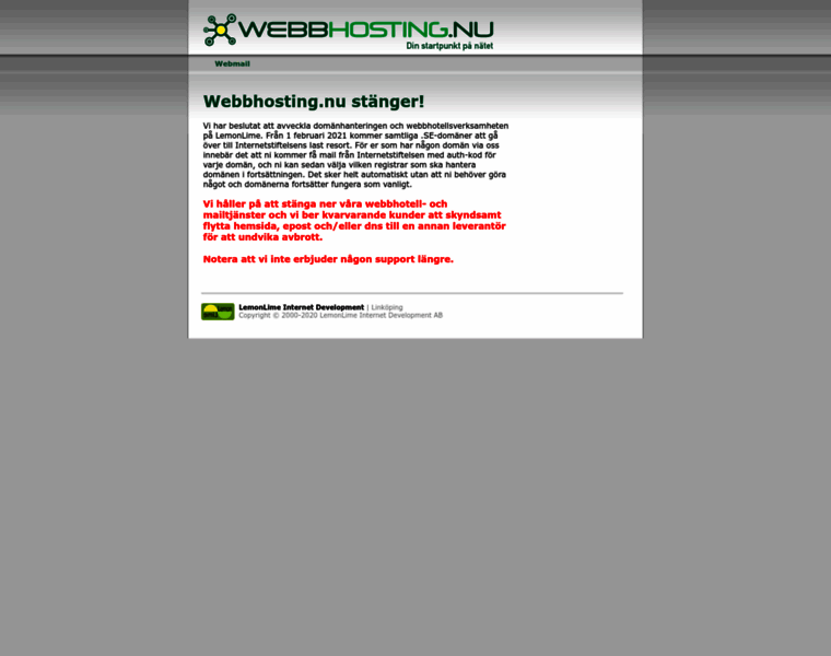 Webbhosting.nu thumbnail