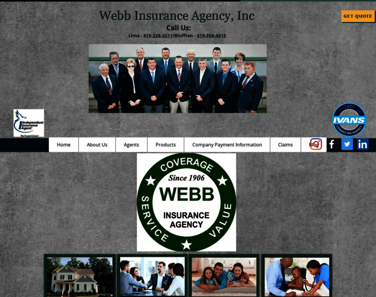Webbinsagency.com thumbnail