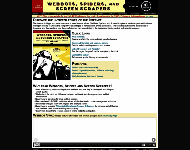 Webbotsspidersscreenscrapers.com thumbnail