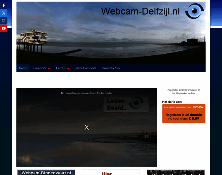 Webcam-delfzijl.nl thumbnail
