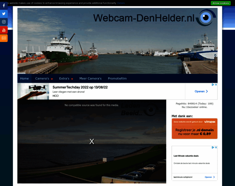 Webcam-denhelder.nl thumbnail