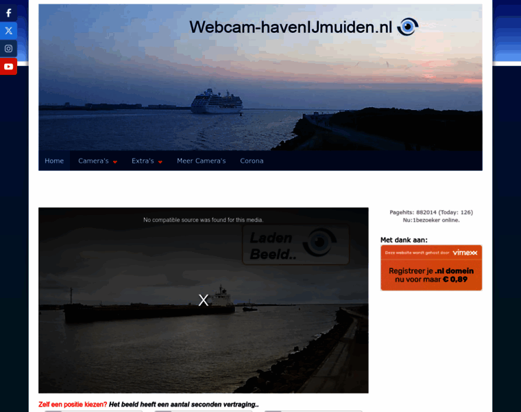 Webcam-havenijmuiden.nl thumbnail