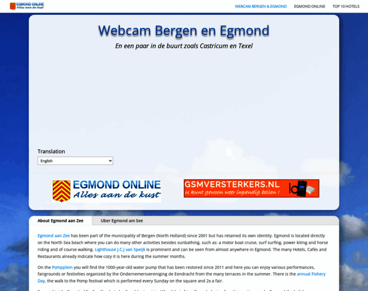 Webcambergen.nl thumbnail