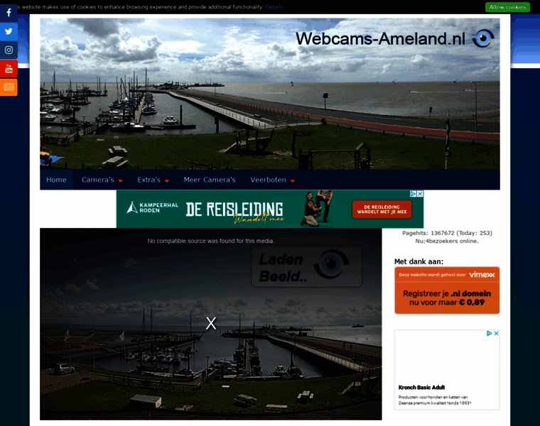 Webcams-ameland.nl thumbnail
