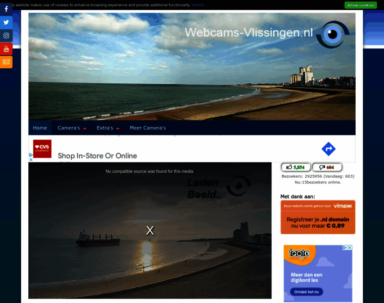 Webcams-vlissingen.nl thumbnail