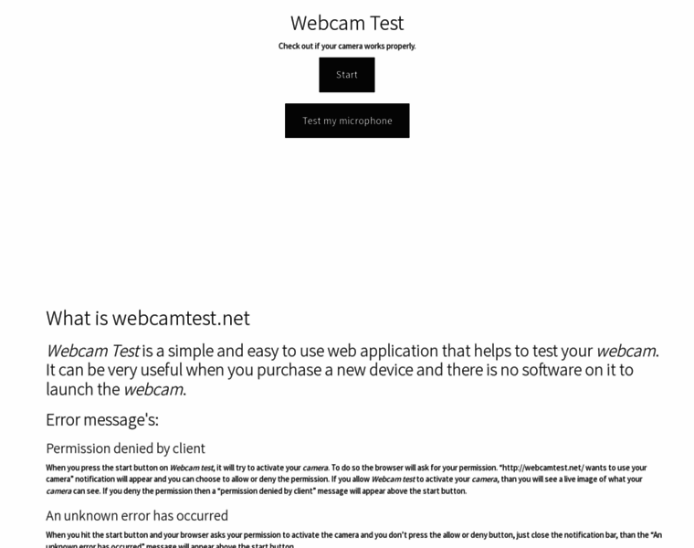 Webcamtest.net thumbnail