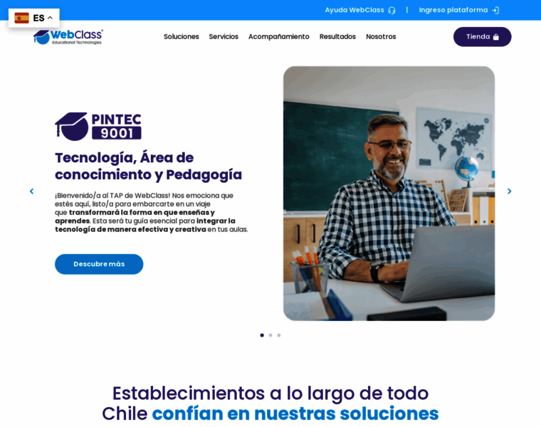 webclass.cl at WI. WebClass Educational Software