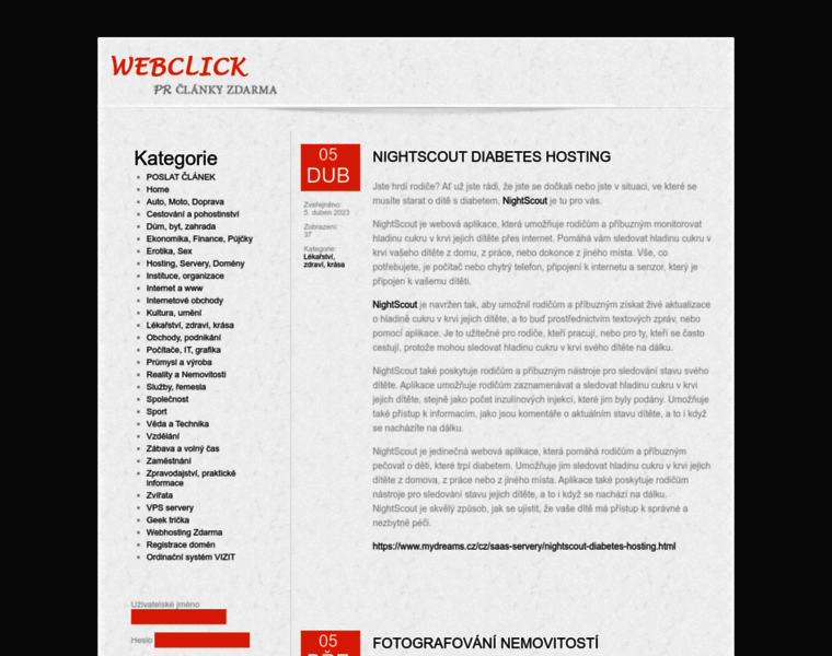 Webclick.cz thumbnail