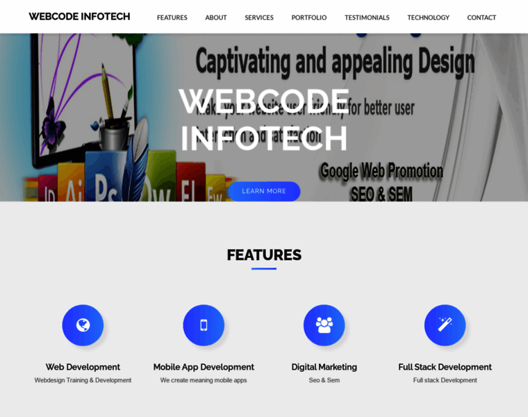 Webcodeinfotech.co.in thumbnail