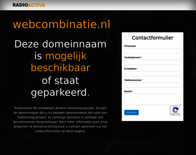 Webcombinatie.nl thumbnail
