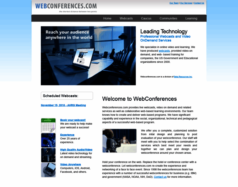 Webconferences.com thumbnail