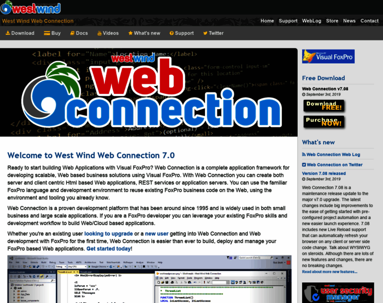 Webconnection.west-wind.com thumbnail