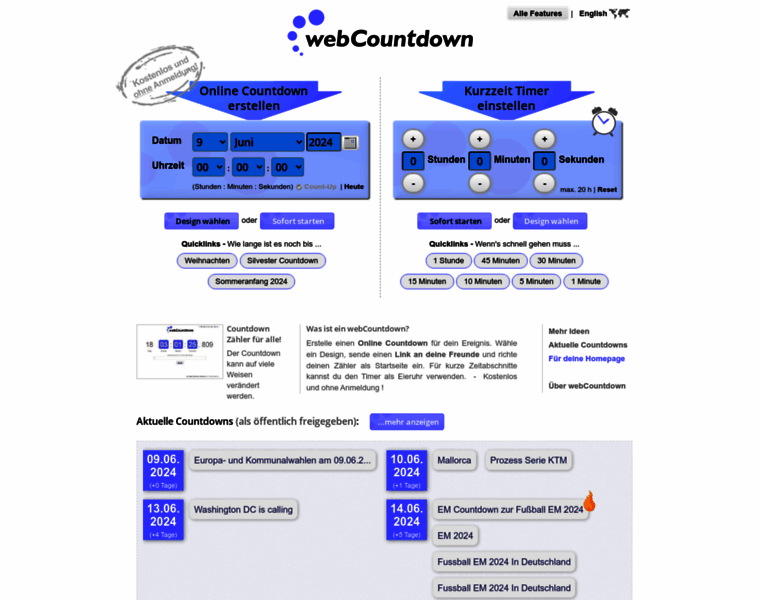 Webcountdown.de thumbnail