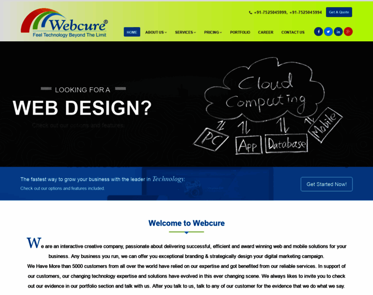 Webcure.in thumbnail