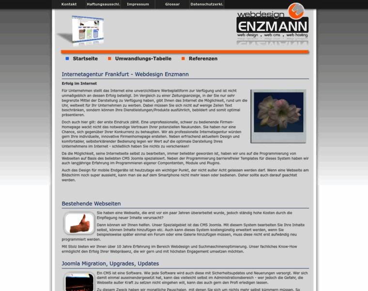 Webdesign-enzmann.de thumbnail