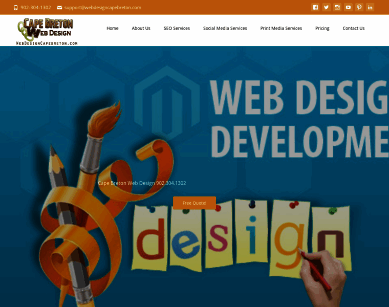Webdesigncapebreton.com thumbnail