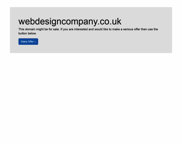 Webdesigncompany.co.uk thumbnail