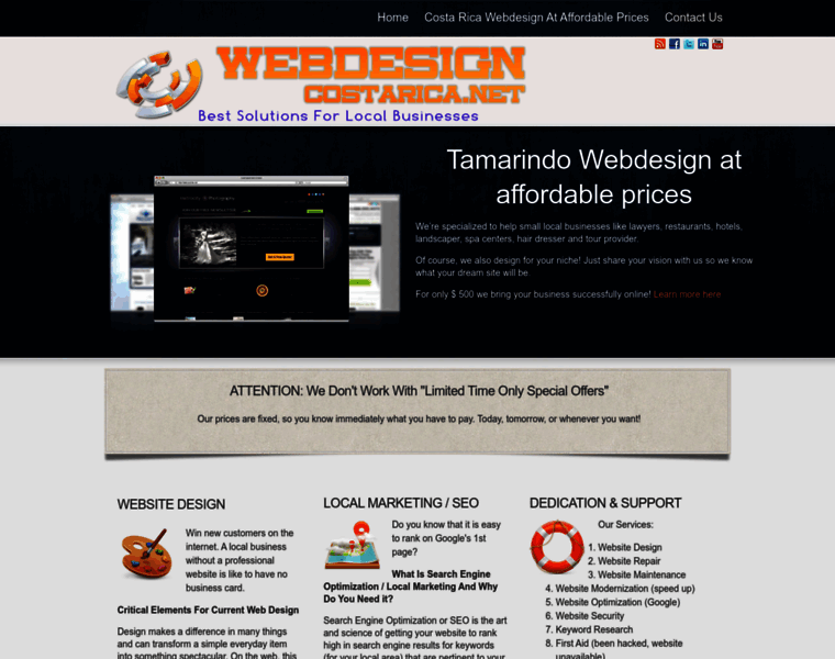 Webdesigncostarica.net thumbnail