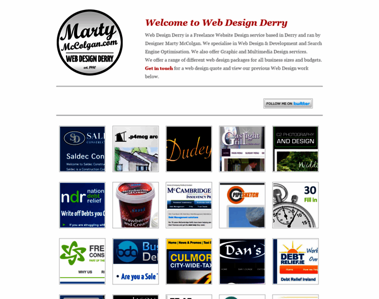 Webdesignderry.com thumbnail