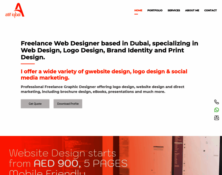 Webdesignerdubai.me thumbnail