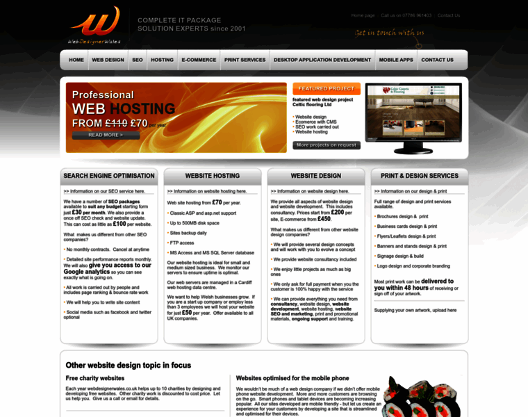 Webdesignerwales.co.uk thumbnail