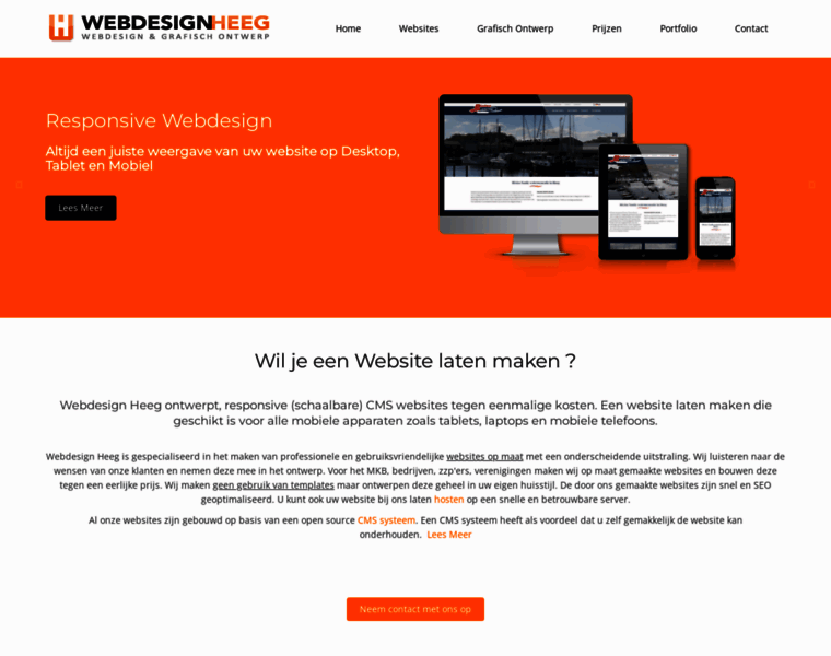 Webdesignheeg.nl thumbnail
