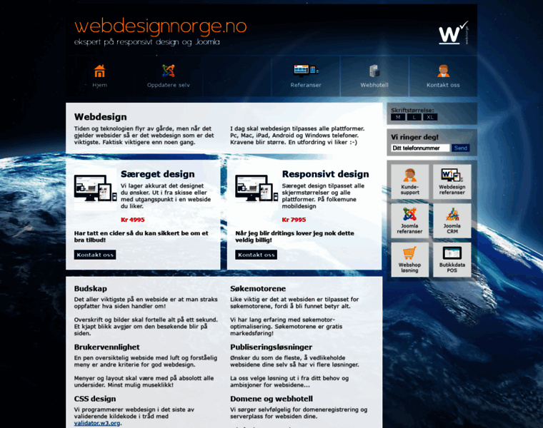 Webdesignnorge.no thumbnail