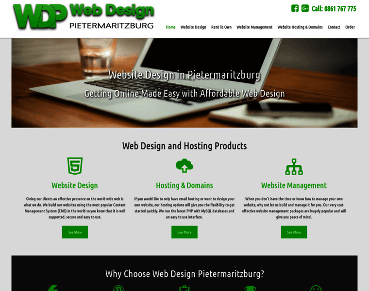 Webdesignpmb.co.za thumbnail