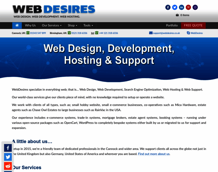 Webdesires.co.uk thumbnail