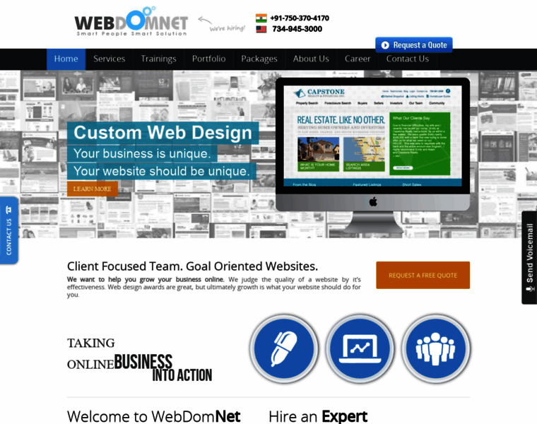 Webdomnet.in thumbnail
