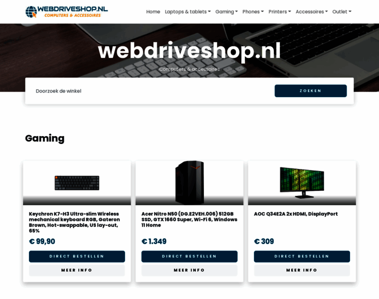 Webdriveshop.nl thumbnail
